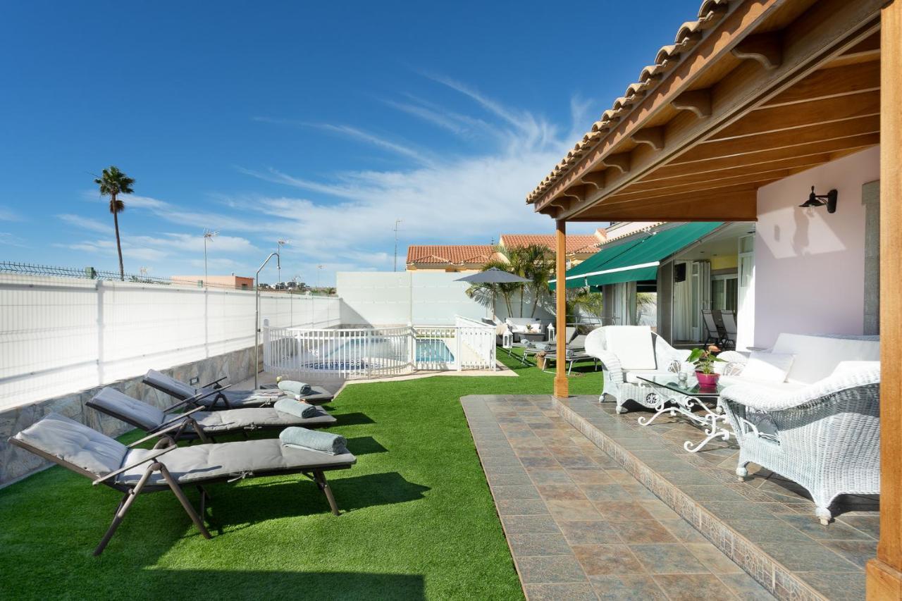 Villa Dalara Maspalomas, Private Pool And Jacuzzi Маспаломас Екстериор снимка