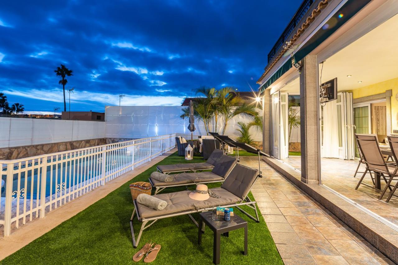 Villa Dalara Maspalomas, Private Pool And Jacuzzi Маспаломас Екстериор снимка
